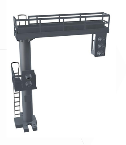 Model railway 4 track - model,