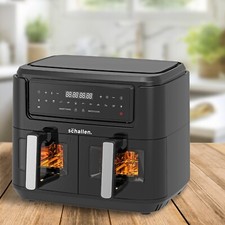 Schallen air fryer dual view - schallen,
