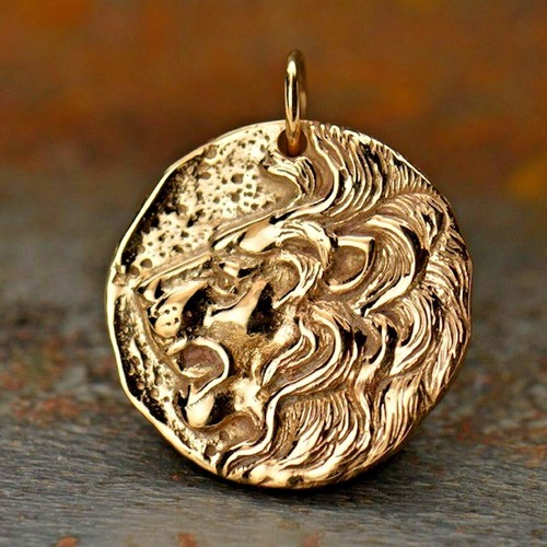 Bronze lion coin - bronze,