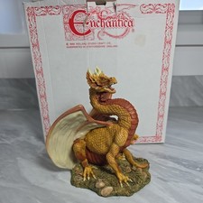Enchantica Summer Dragon Arangast EN2026 Figure 1989 By Andrew Bill Original Box