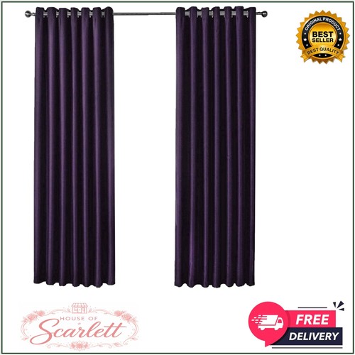 Purple blackout thermal eyelet - purple,