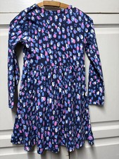 Blue spotty Joules Girls Dress