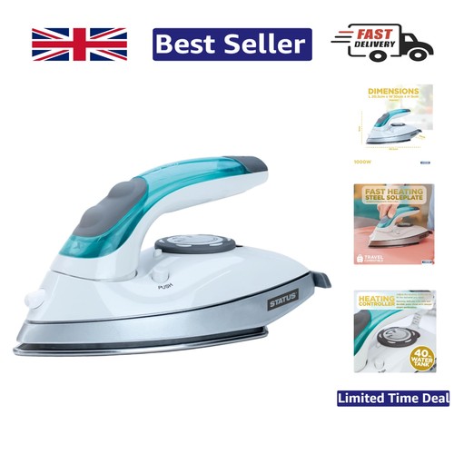 Travel steam iron 1000w dual - iron,