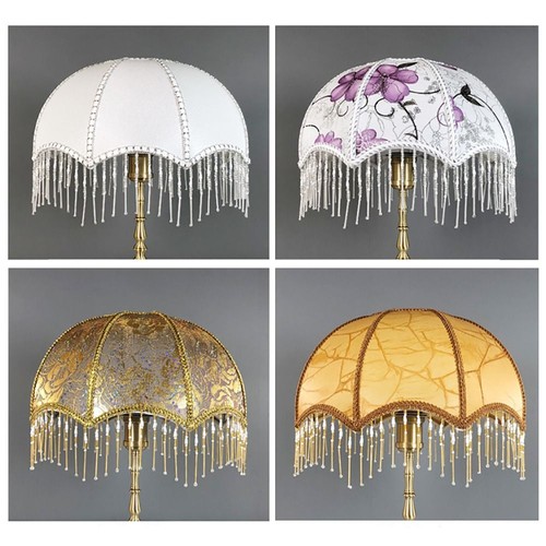 Beaded fringe lamp shades e27 - lamp,