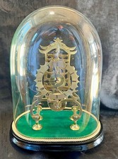 Antique fusee skeleton clock