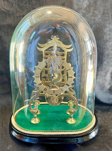 Antique fusee skeleton clock
