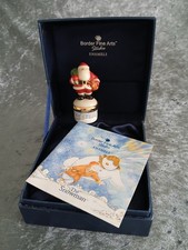 Border fine Arts Enamels The Snowman Father Christmas Trinket Box Raymond Briggs