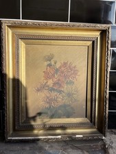 Antique gold giltwood gesso - antique,