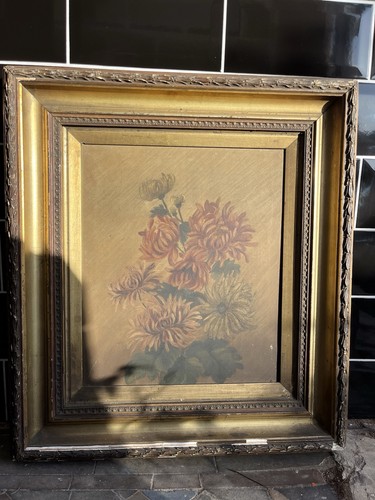 Antique gold giltwood - antique,