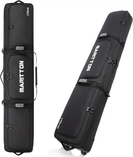 Double rolling ski bag - double,