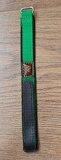 14mm ALPINE SPORT NYLON GREEN FABRIC ADJUSTABLE WATCH STRAP HOOK AND LOOP