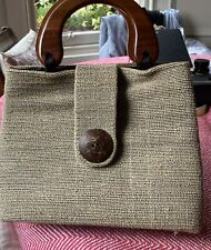 Straw Handbag by Aura Bella