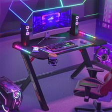 100cm Gaming Desk RGB Lights