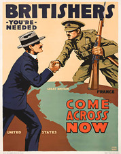 Wwi british propaganda poster - british,