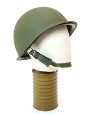 Repro US Army M1 Metal Helmet With Liner Complete WW2 Replica
