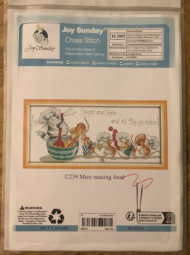 Pre printed cross stitch - pre-printed,