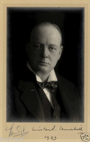 Winston churchill signed - churchill,
