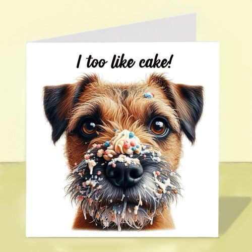 Border terrier dog birthday - border,
