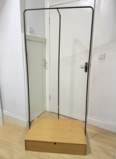 Made.com The Clifford Wardrobe Oak with a powder coated metal frame and Drawer