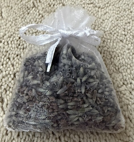 Dried lavender white mesh - lavender,