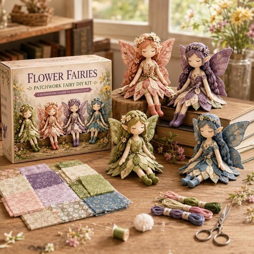 Fairy patchwork diy - fairy, collection