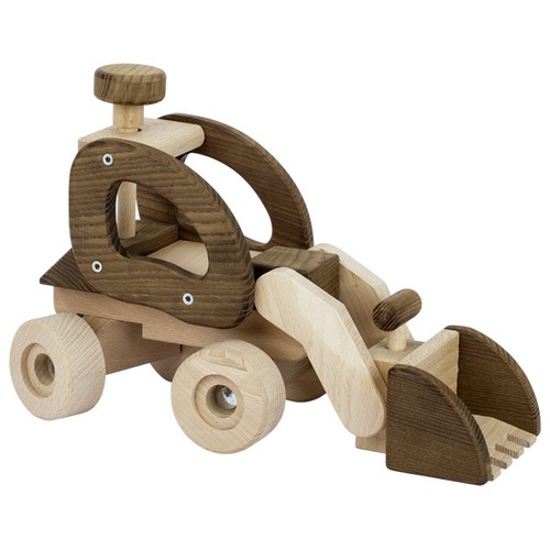 Goki wooden digger push along - digger,