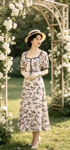 Vintage 1930s 1940s style - vintage,