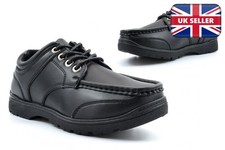 Boys School Shoes Boys Shoes Boat Shoes Size 3 Size 4 Size 5 Size 6 Shoes Black