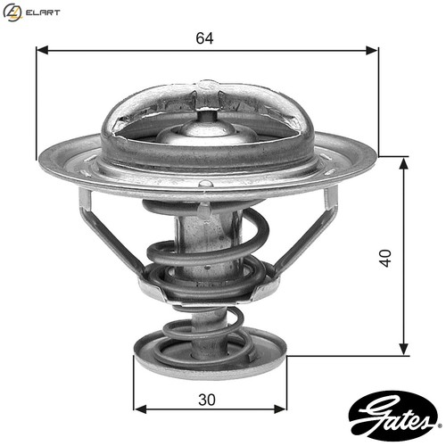 Thermostat coolant th31182g1 - thermostat,