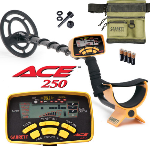 Garrett ace 250 metal detector - garrett,