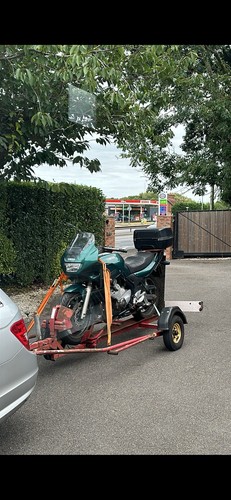 Single motorcycle trailer - single,