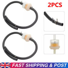 2Pcs Universal Motorbike Inline Fuel Filter Motorcycle Gas Fuel Filter Kit 6mm