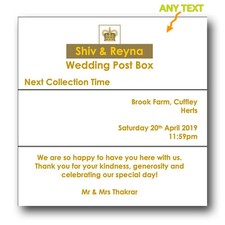 Personalised HANDMADE Gold Any