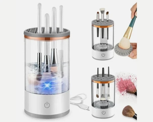 Electric makeup brush cleaner - brush,