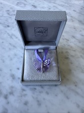 Lalique Crystal Blue Butterfly