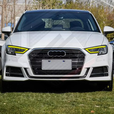 Audi A3 S3 RS3 Yellow DRL Boards for LED Headlights 2017-20 (Non Matrix)