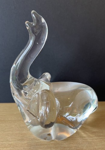 Cute glass elephant 5 tall - cute,,
