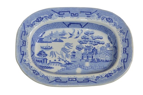 19c swansea dillwyn platter - 19c,