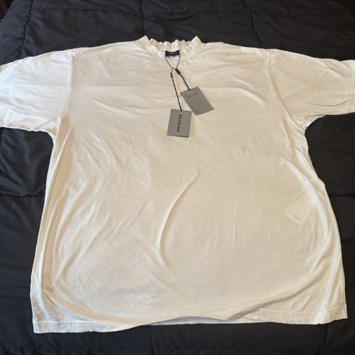 Balenciaga collar logo shirt - collar,