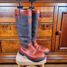 LaCrosse VICTORIA 15" Womens Boots Waterproof Knee High Leather Boots Brown UK 4