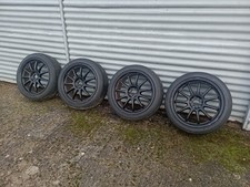 Subaru Legacy BP  BL Set Of 4 18" Work Alloy Wheels  Tyres 215/45/R17 PCD 5X100