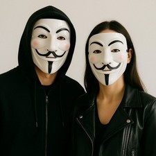 White Plastic V for Vendetta