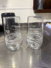 Rekorderlig Cider Pint Glasses X2