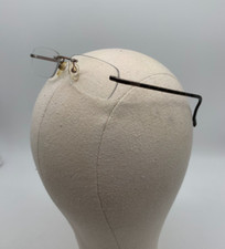 Chanel 2072 rimless Glasses Frames VGC rectangular bronze reading spectacles