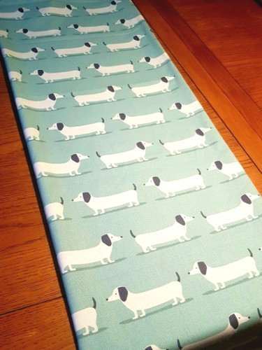 Table runner dachshund - runner, sausage