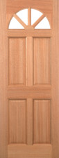 External Hardwood Carolina 4P M&T Unglazed Solid Doors
