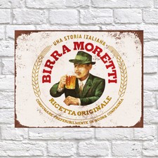 Birra Moretti, Retro metal Tin