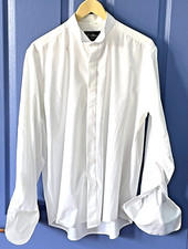 White wing collar shirt Size