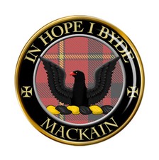 Mackain Scottish Clan Pin