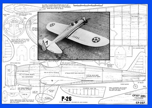 Model airplane plans - model,